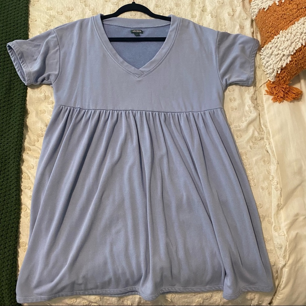 Light Blue Babydoll Dress
